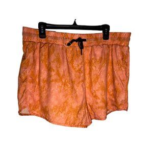 NWT Tone it up orange tie dye board shorts with drawstring fully lined shorts XL